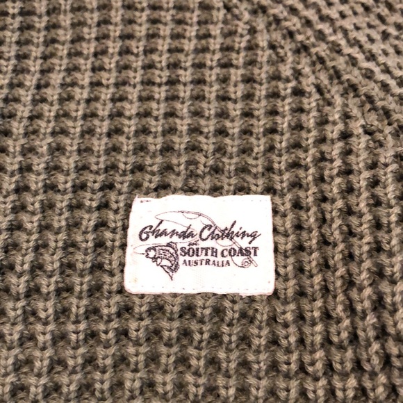 GHANDA Olive, Knit Sweater. - Picture 2 of 3
